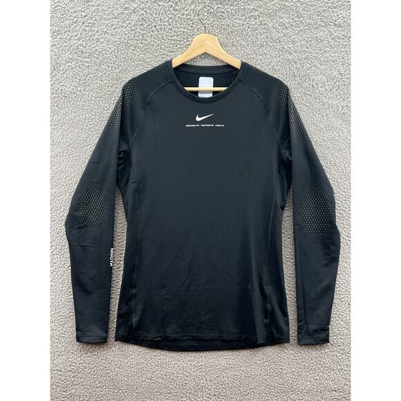 Nike x Drake NOCTA Compression Base Long Sleeve Black Shirt Size XL DN0001-010